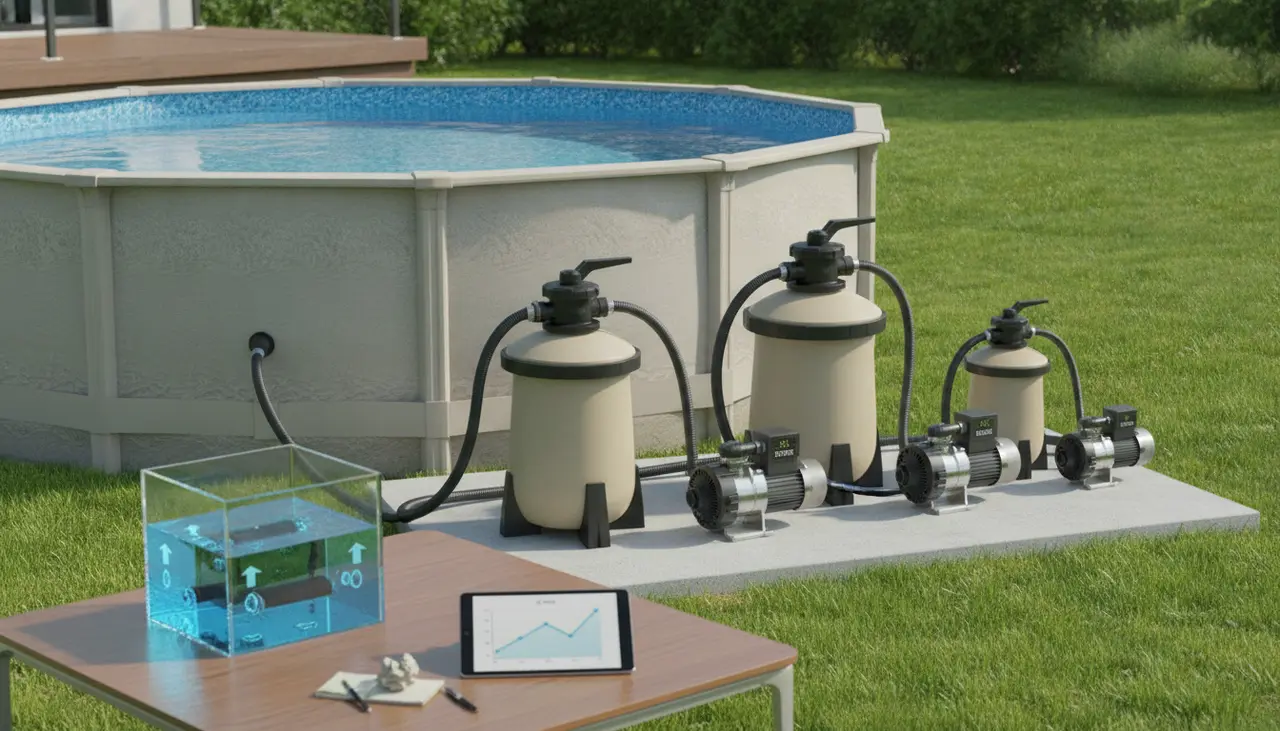 Best Sand Filters for 18-Foot Circular Pools: GPH and Turnover Analysis visual summary