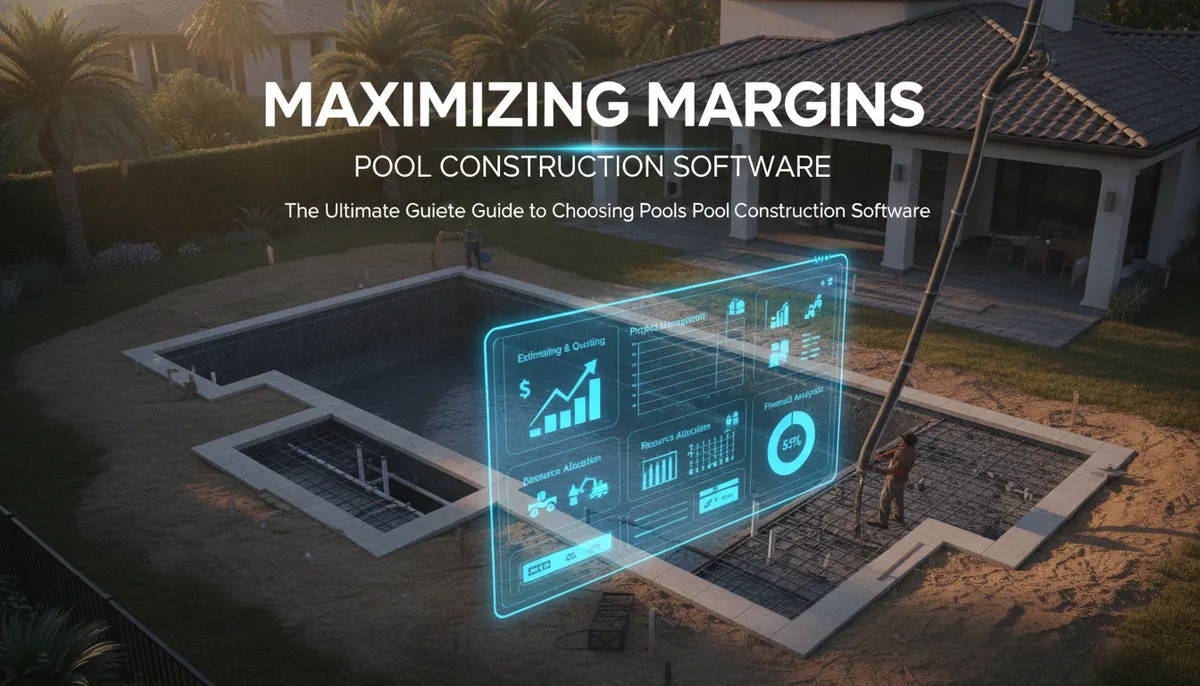 Maximizing Margins: The Ultimate Guide to Choosing Pool Construction Software visual summary