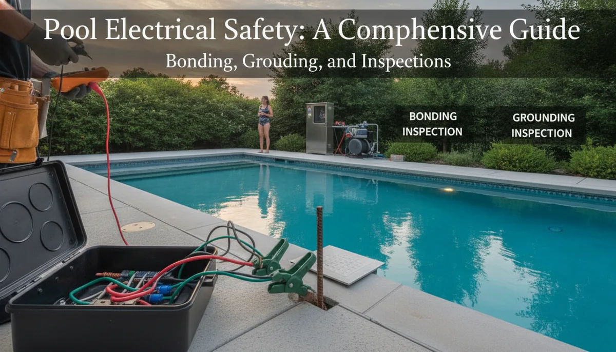 Pool Electrical Safety: A Comprehensive Guide to Bonding, Grounding, and Inspections visual summary
