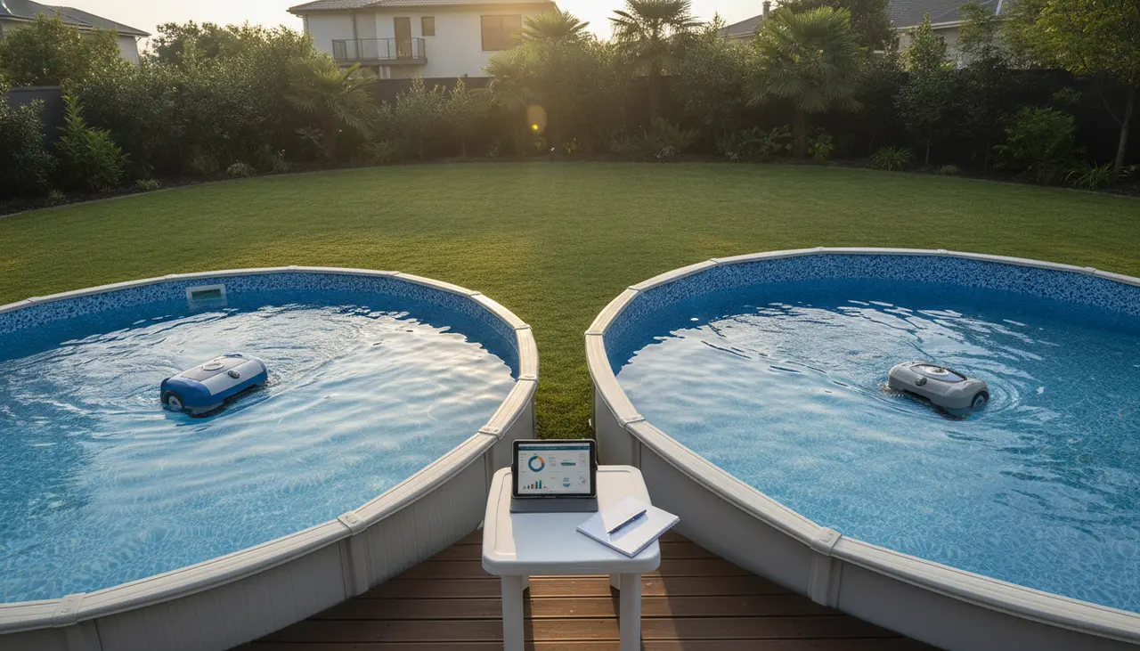 Review: Robotic Pool Cleaners for Above Ground Basins visual summary