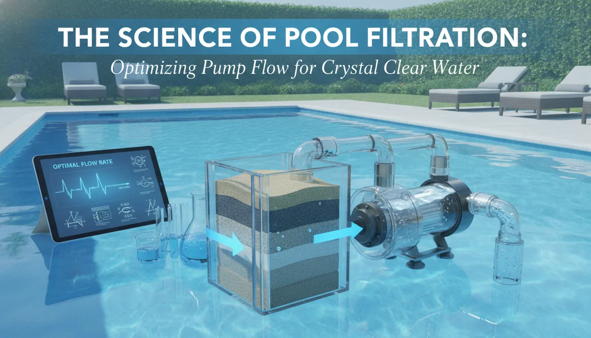 The Science of Pool Filtration: Optimizing Pump Flow for Crystal Clear Water visual summary