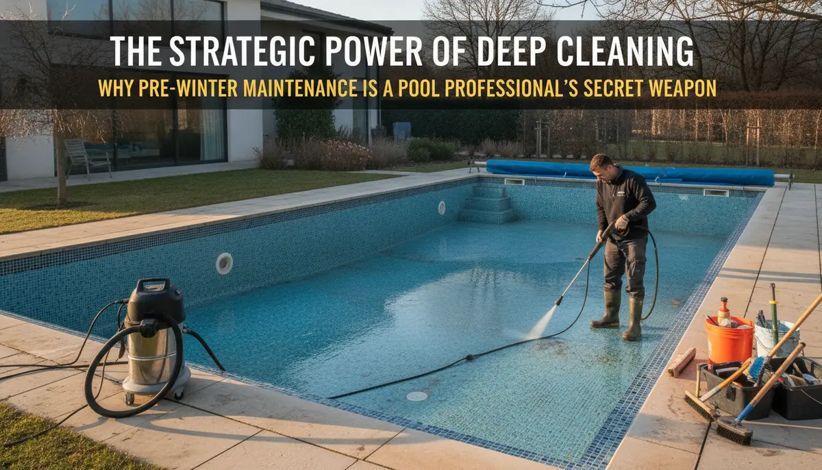 The Strategic Power of Deep Cleaning: Why Pre-Winter Maintenance is a Pool Professional’s Secret Weapon visual summary