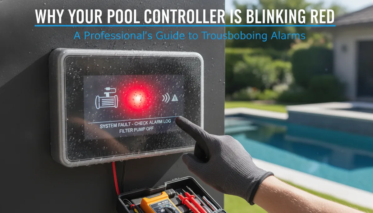 Why Your Pool Controller is Blinking Red: A Professional's Guide to Troubleshooting Alarms visual summary